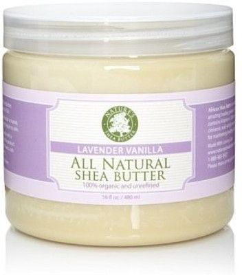 

Nature's Shea Butter Organic All Natural Lavender Vanilla Shea Butter Moisturizing Anti-aging(453.5 g)