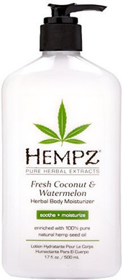 

Hempz Herbal Body Moisturizer, Pearl White, Fresh Coconut/Watermelon(500 ml)