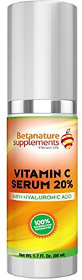 

BetaNature Supplements Vitamin C Serum 20% Hyaluronic Acid(50 ml)