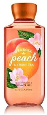

Bath & Body Works Georgia Peach Tea Shower Gel - Peach and Sweet Tea Scented Body Wash(296 ml)