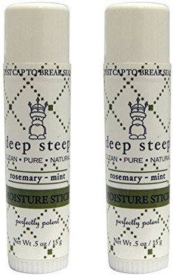 

Deep Steep Moisture Stick Rosemary Mint With Hydrating Oils And Butters, 15 G pack Of 2(15 g)