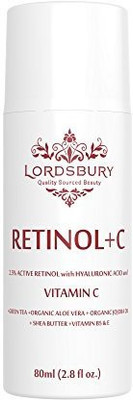 

Lordsbury Retinol with Vitamin C and Hyaluronic Acid - Retinol + C - Moisturizing Face Cream(80 ml)
