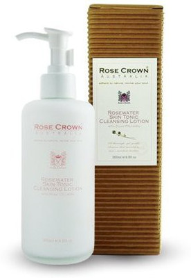 

Rose Crown Organic All Natural Australian Produced Rose Water Skin Tonic Cleansing Lotion(200 ml)
