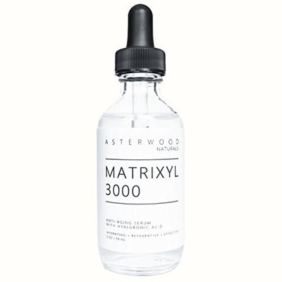 

Asterwood Naturals Serum with Organic Hyaluronic Acid 20% - Official Sederma Matrixyl 3000 - Anti Aging(59 ml)