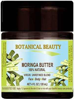 

Botanical Beauty MORINGA BUTTER -OIL 100 % Natural / VIRGIN UNREFINED BLEND / 100% PURE BOTANICAL(120 ml)