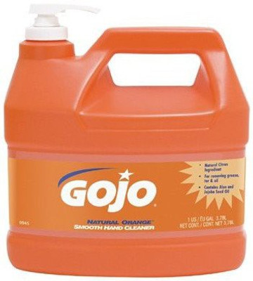 

Gojo Industries 315-0945-04 Natural Orange Smooth Hand Cleaner, With Pump pack Of 4(3785.41 ml)