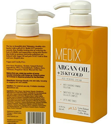 Medix 5.5 Anti-sagging firming cream to reduce the look wrinkles, cellulite, and blemishes(444 ml)