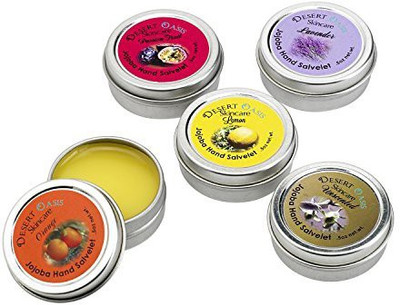 

Desert Oasis Skincare Artisan Jojoba Oil Hand Salve Sample Pack(14.17 g)