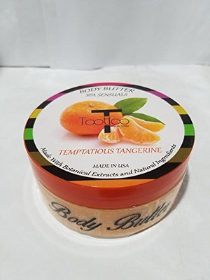 

Tootloo® TANGERINE Organic Body Butter Hydrating Butter Blend Conditioner All Natural Moisturizing(283.4 g)