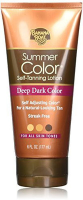 

Banana Boat Summer Color Sunless Tinted Lotion, Deep Dark(177 ml)