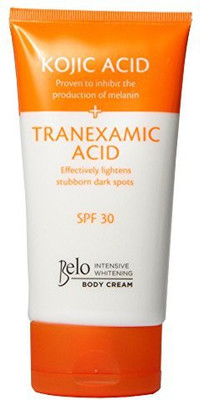 

Belo Intensive Whitening Body Cream (Kojic + Tranexamic Acid) with Spf 30(150 ml)