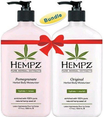 

Hempz Original Herbal Body Moisturizer ( ) and Pomegranate Herbal Body Moisturizer ( ) Bundle(510 ml)