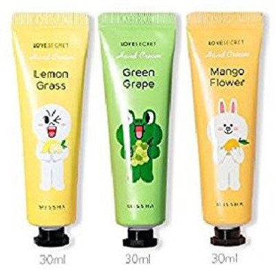 

Missha Lovesecret Hand Cream ( 3pcs) Set - Line Friends Edition(30 ml)