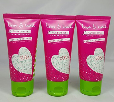 

Love & Toast Pack Of 3 Hand Cream Sugar Grapefruit Each(56.68 g)