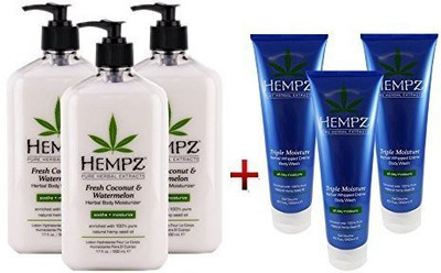 

Hempz Herbal Body Moisturizer Fresh Coconut & Watermelon 3pack(500 ml)