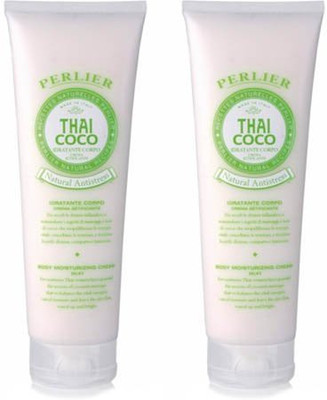 

Perlier Thai Coco Silky Body Moisturizing Cream - Tubes (pack Of 2) [ Italian Import ](250 ml)