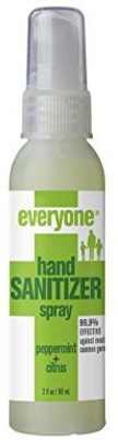 

Everyone Hand Sanitizer Spray, Peppermint And Citrus, 6 Count(60 ml)