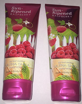 

Bath & Body Works Lot of 2 Sun-Ripened Raspberry Ultra Shea Body Cream each(226 g)