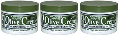 

Kt Travel Organic Hollywood Beauty Olive Cream Hairdress Travel Size pack Of 3(56.68 g)