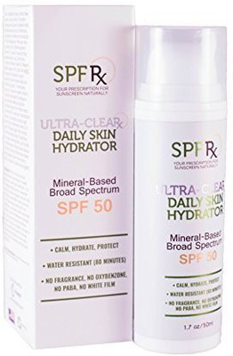 SPF Rx Ultra Clear UV Moisturizer SPF 50 Sunscreen Lotion with Zinc Oxide(48.178 g)