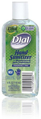 

Dial 00685 Antibacterial Hand Sanitizer With Moisturizers And Skin Conditioners, case Of 24(118 ml)