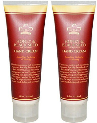 

Nubian Heritage Hand Cream With Wild Honey, Apricot Oil, Shea Butter, Olive Oil & Jojoba Oil, Pack of 2(118 ml)