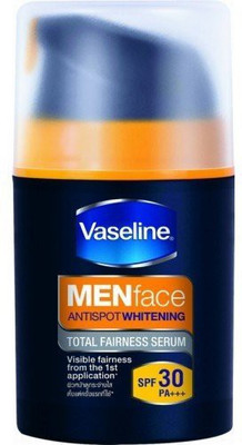 

Vaseline Men Antispot Whitening Total Fairness Serum Spf 30 Pa+++ Visible Fairness The 1st Application(50 g)