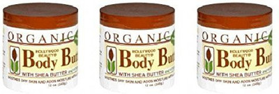 

Kt Travel Organic Hollywood Beauty Body Butter With Shea Butter Travel Size pack Of 3(56.68 g)