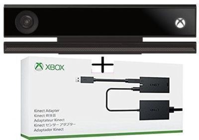 MICROSOFT Xbox One Kinect Sensor + Adapter for XBOX One S & Windows  Motion Controller(Black, For Xbox One)