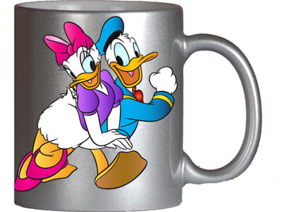 

Maison N Mode Donald Silver Coffee Ceramic Mug(330 ml)