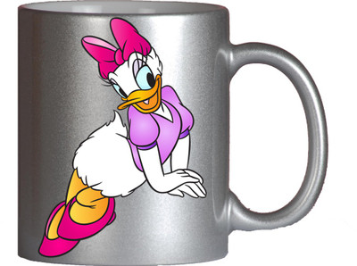 

Maison N Mode Donald Lying Silver Coffee Ceramic Mug(330 ml)