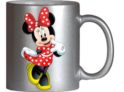 

Maison N Mode Red MIckey Silver Coffee Ceramic Mug(330 ml)