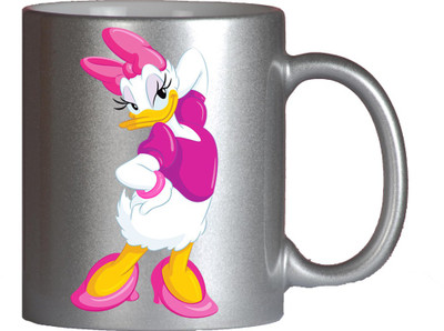 

Maison N Mode Donald Dance Silver Coffee Ceramic Mug(330 ml)