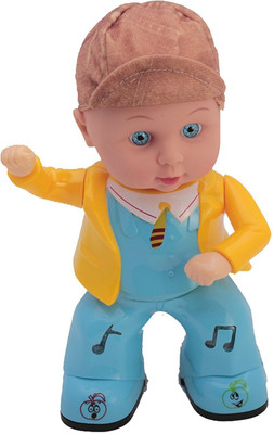 

DINAARKAN DANCING AND MUSICAL APPLE BOY WITH BATTERIES(Blue, Yellow, Brown)