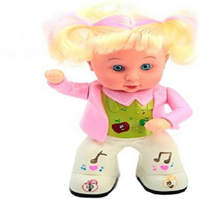 

DINAARKAN DANCING AND MUSICAL APPLE DOLL WITH BATTERIES(Pink, Green, White)