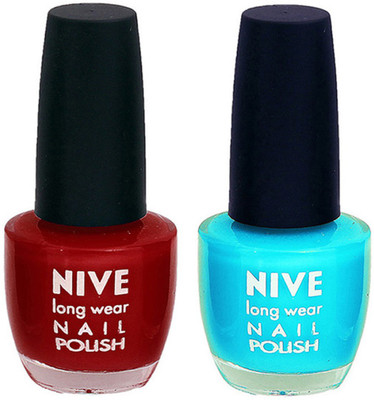 

Nive Colour Blast Nail Polish 110015 Pink,Blue(Pack of 2)