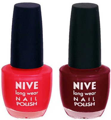 

Nive Colour Blast Nail Polish 13102333 Red,Red(Pack of 2)