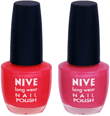 

Nive Colour Blast Nail Polish 110046 Pink(Pack of 2)