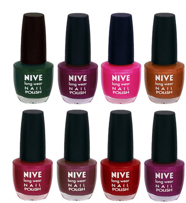 

Nive Colour Blast Nail Lacquer (Set of 8 Nail Polish) 3005201749 Multicolor(Pack of 8)