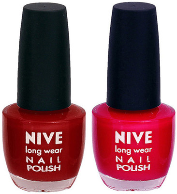 

Nive Colour Blast Nail Polish 110031 Pink(Pack of 2)