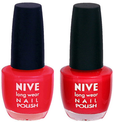 

Nive Colour Blast Nail Polish 13102315 Red,Red(Pack of 2)