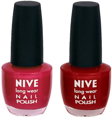 

Nive Colour Blast Nail Polish 13102358 Pink(Pack of 2)