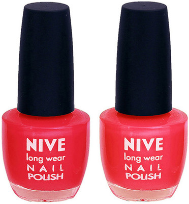 

Nive Colour Blast Nail Polish 110044 Pink(Pack of 2)