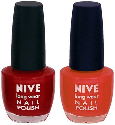 

Nive Colour Blast Nail Polish 110020 Pink,Brown(Pack of 2)