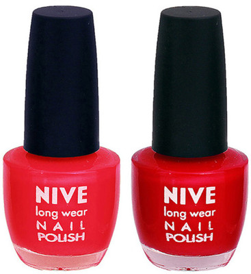 

Nive Colour Blast Nail Polish 13102324 Red,Red(Pack of 2)