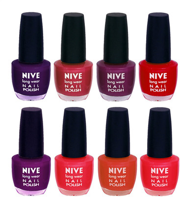 

Nive Colour Blast Nail Lacquer (Set of 8 Nail Polish) 3005201724 Multicolor(Pack of 8)