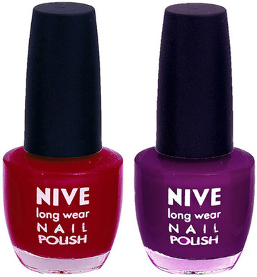 

Nive Colour Blast Nail Lacquer Pink,Purple(Pack of 2)