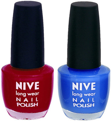 

Nive Colour Blast Nail Lacquer Pink,Blue(Pack of 2)