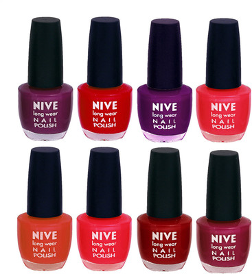 

Nive Colour Blast Nail Lacquer (Set of 8 Nail Polish) 3005201726 Multicolor(Pack of 8)