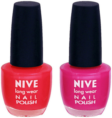 

Nive Colour Blast Nail Polish 110038 Pink(Pack of 2)
